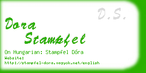 dora stampfel business card